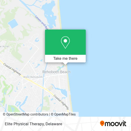 Elite Physical Therapy map