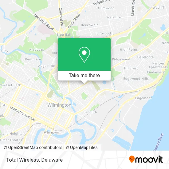 Total Wireless map