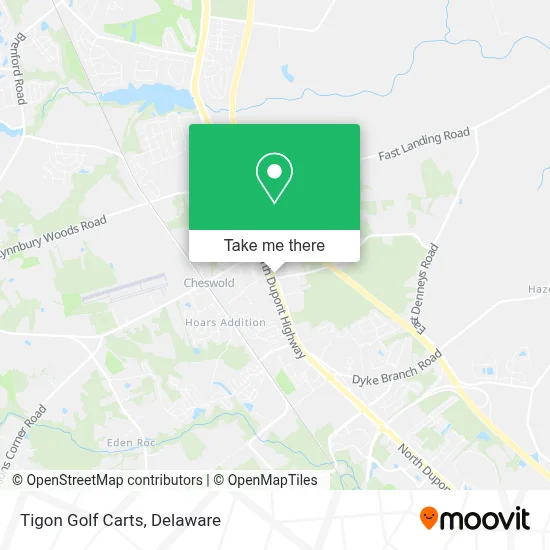 Tigon Golf Carts map