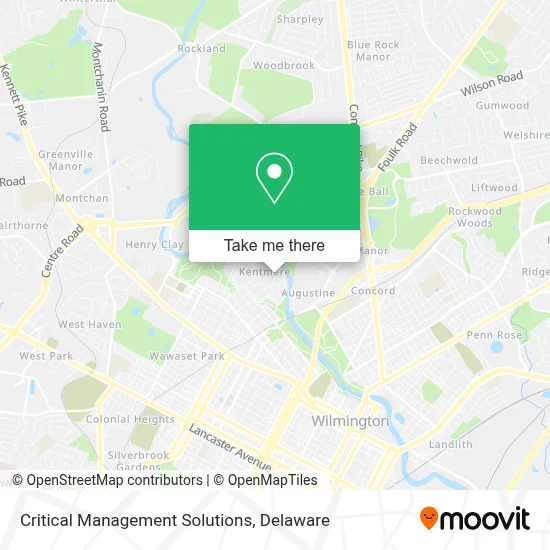 Critical Management Solutions map