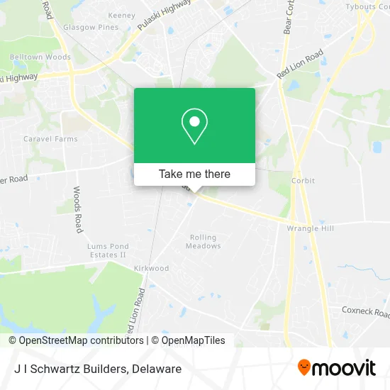 J I Schwartz Builders map