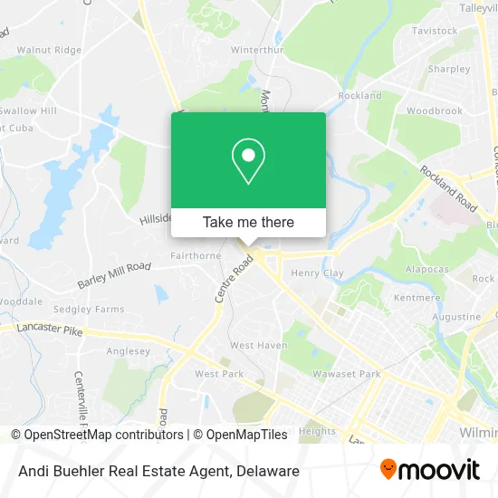 Andi Buehler Real Estate Agent map