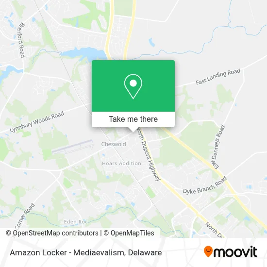 Amazon Locker - Mediaevalism map