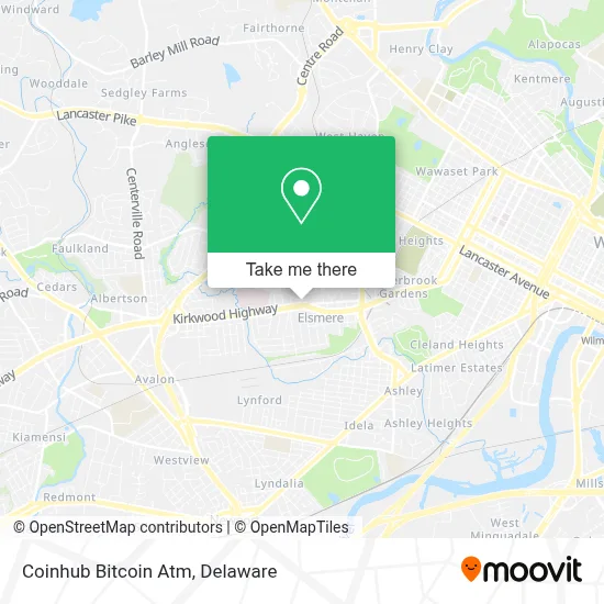 Coinhub Bitcoin Atm map
