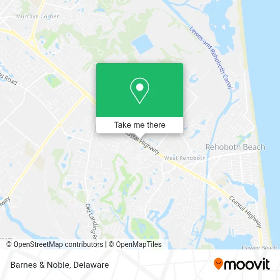Barnes & Noble map