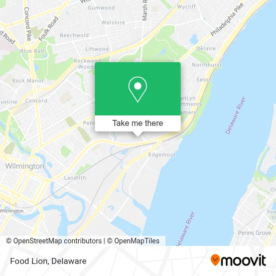 Food Lion map