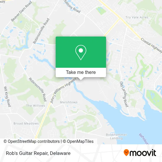 Rob's Guitar Repair map