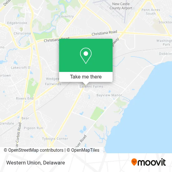 Western Union map