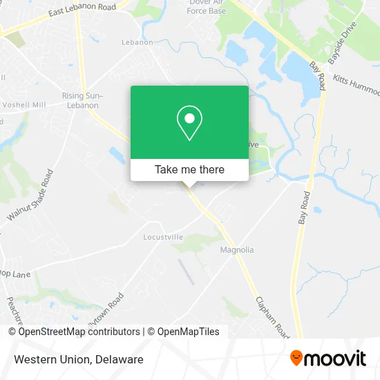 Western Union map