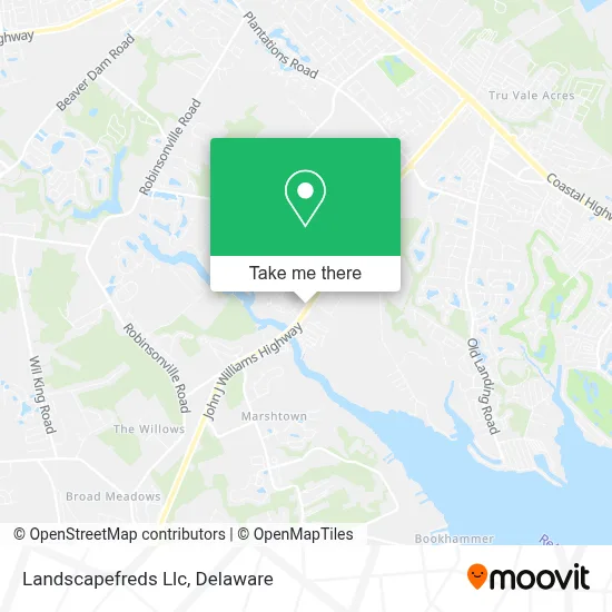 Landscapefreds Llc map