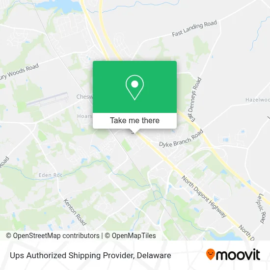 Ups Authorized Shipping Provider map