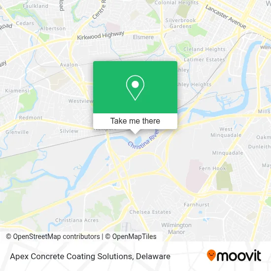 Apex Concrete Coating Solutions map