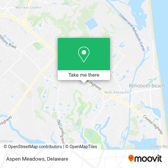 Aspen Meadows map
