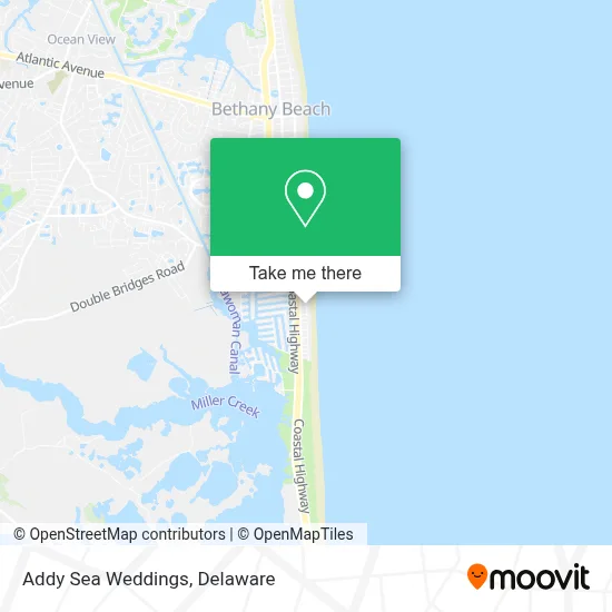 Addy Sea Weddings map