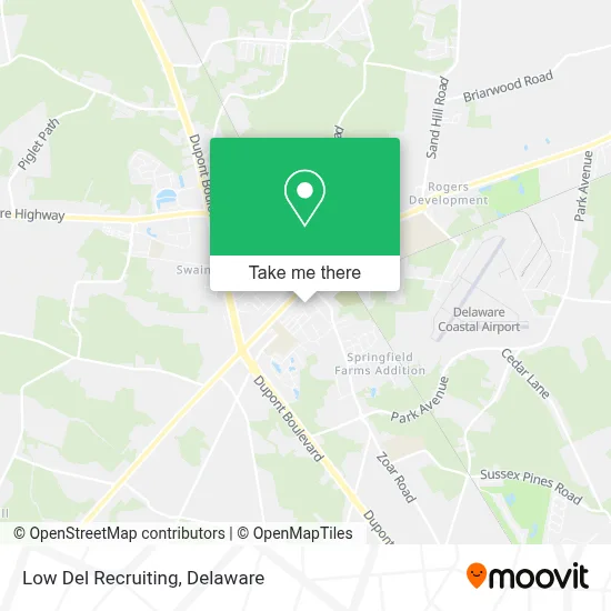 Low Del Recruiting map