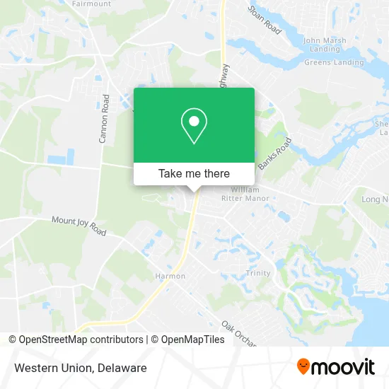 Western Union map