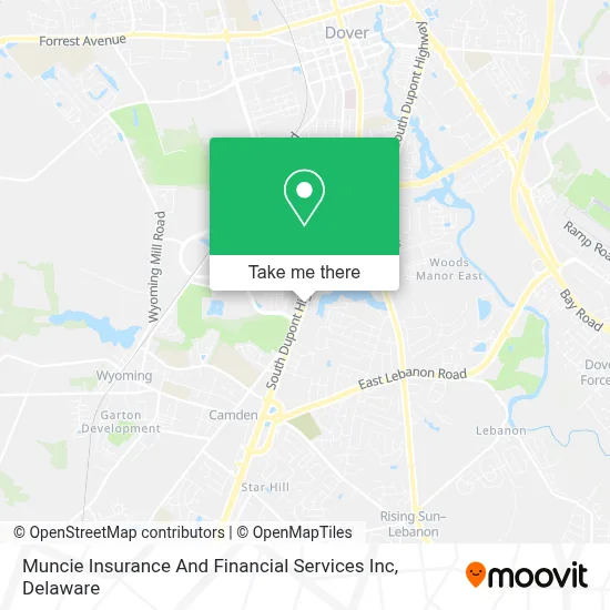 Muncie Insurance And Financial Services Inc map