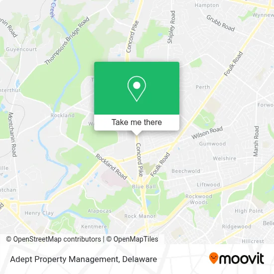 Adept Property Management map