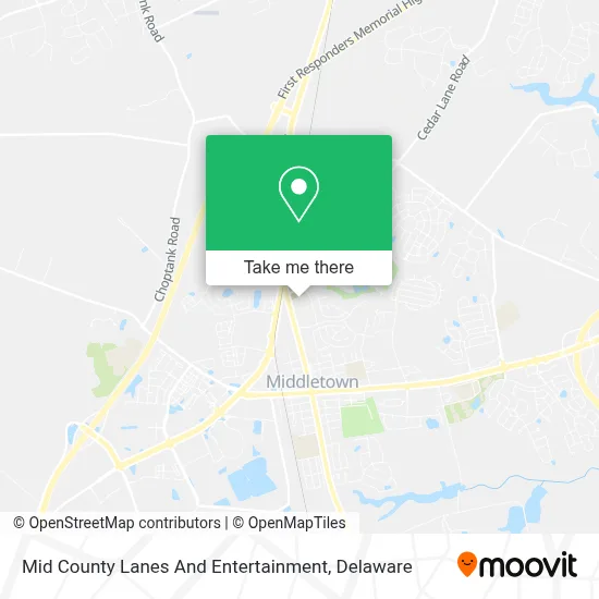 Mid County Lanes And Entertainment map