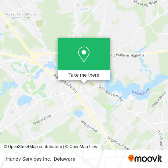 Handy Services Inc. map