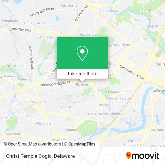 Christ Temple Cogic map