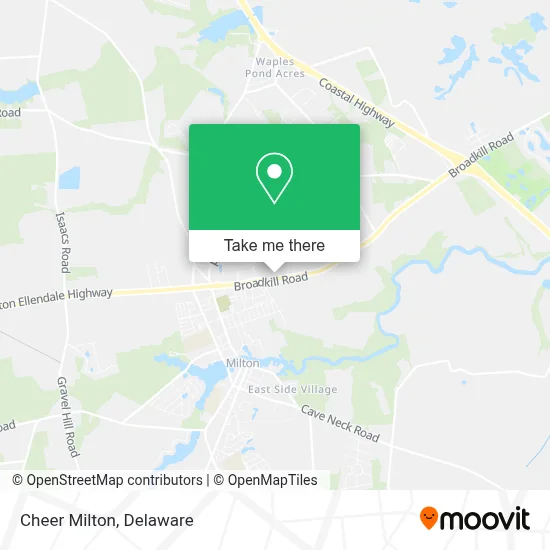 Cheer Milton map
