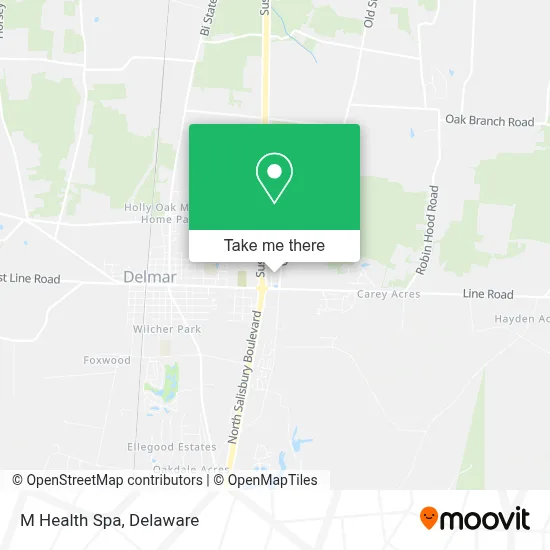 M Health Spa map