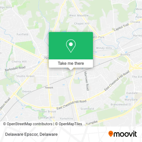 Delaware Epscor map