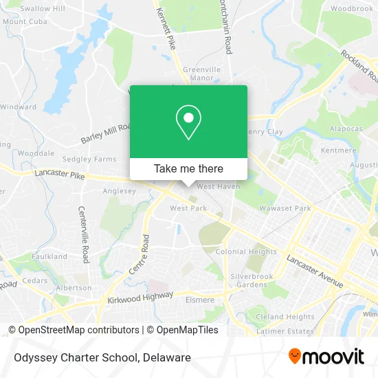 Odyssey Charter School map