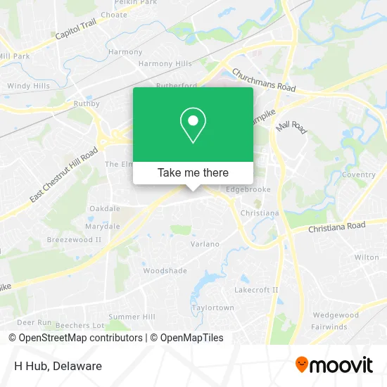 H Hub map