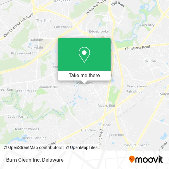 Burn Clean Inc map