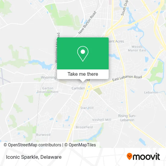 Iconic Sparkle map