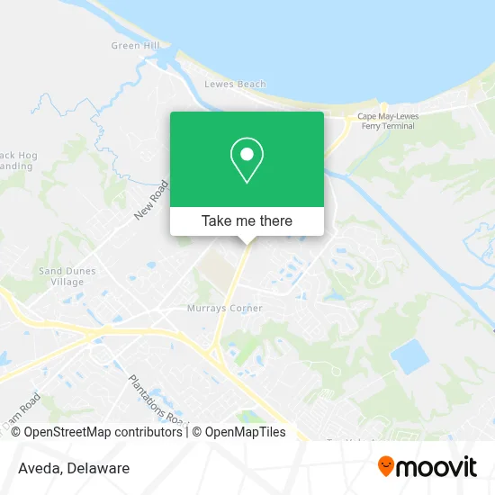 Aveda map