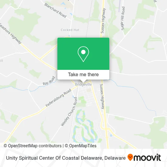 Unity Spiritual Center Of Coastal Delaware map