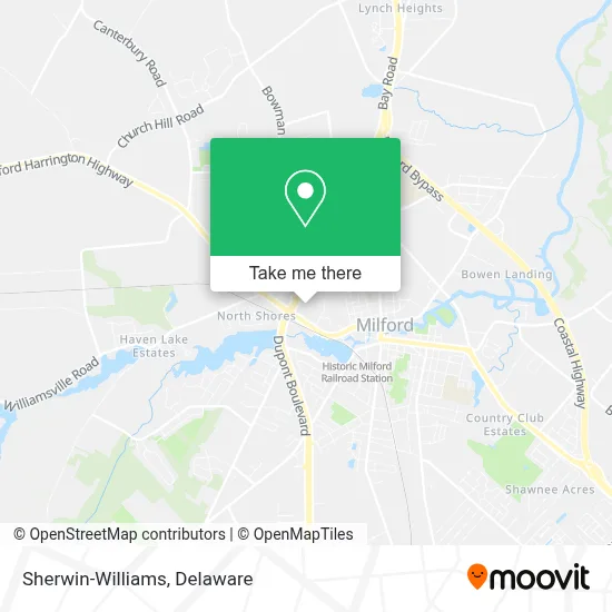 Sherwin-Williams map
