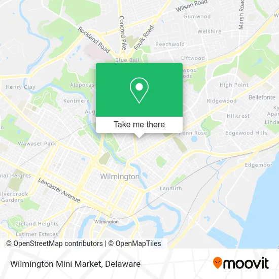 Wilmington Mini Market map
