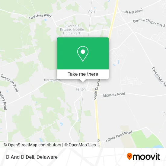 D And D Deli map