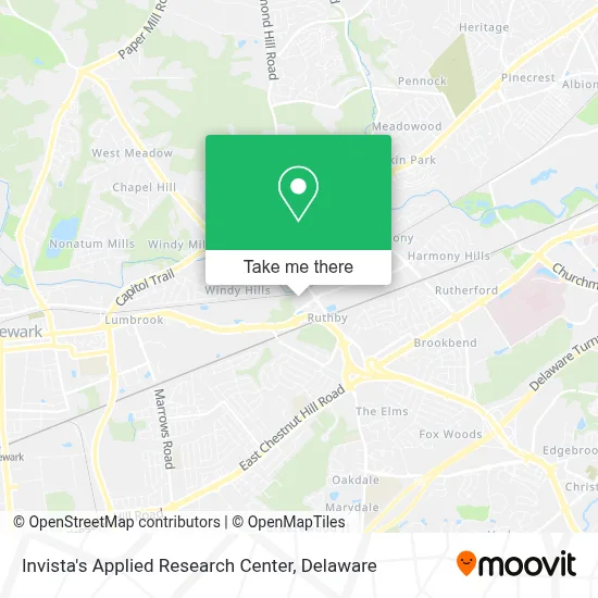 Invista's Applied Research Center map