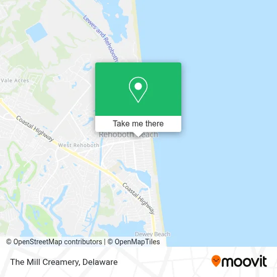 The Mill Creamery map