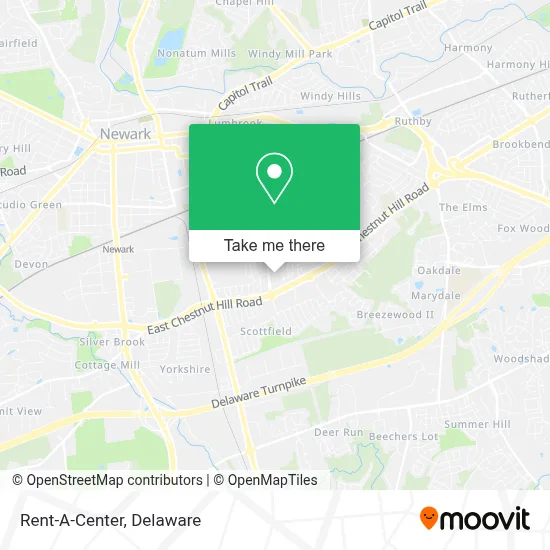 Rent-A-Center map