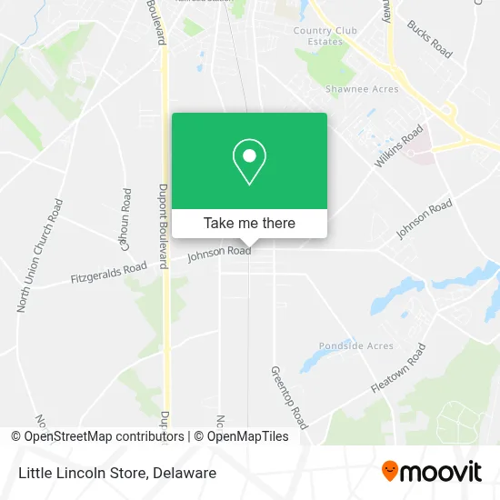 Little Lincoln Store map