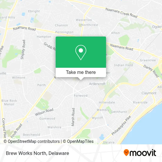 Brew Works North map