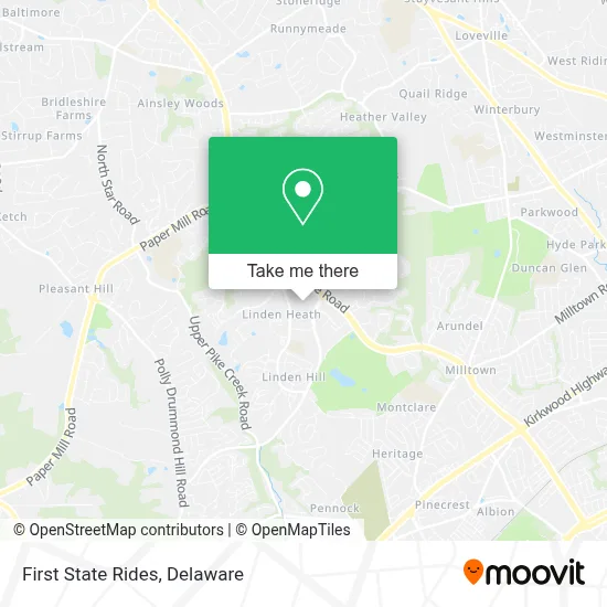 First State Rides map