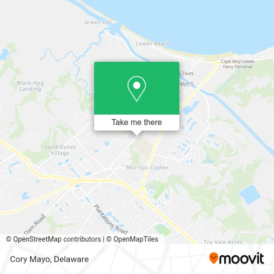 Cory Mayo map
