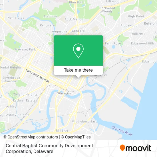 Central Baptist Community Development Corporation map