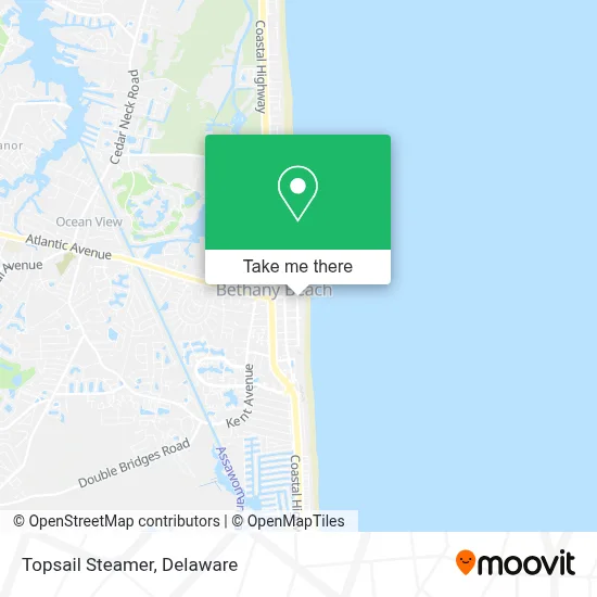 Topsail Steamer map