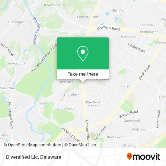 Diversified Llc map