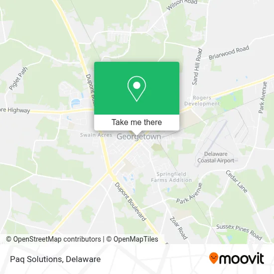 Paq Solutions map