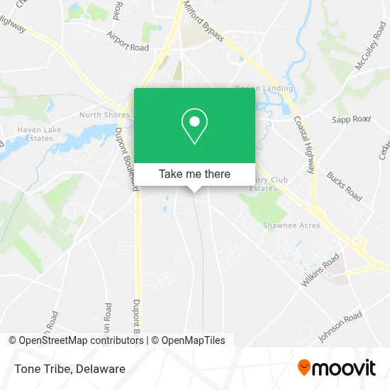 Tone Tribe map