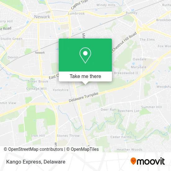 Kango Express map